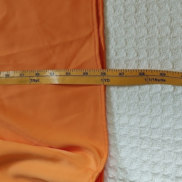 New House of Harlow Satin effect front knot mini dress Size M - Picture 9 of 12